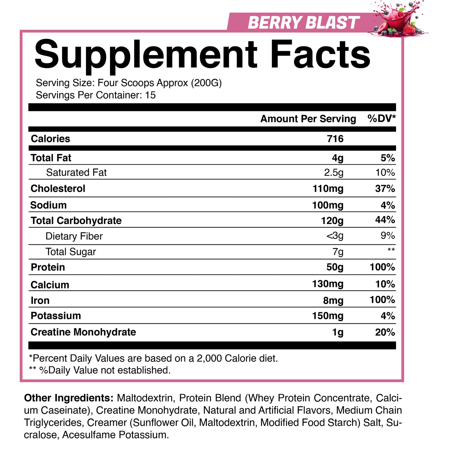Max Muscle Gainer (Berry Blast)