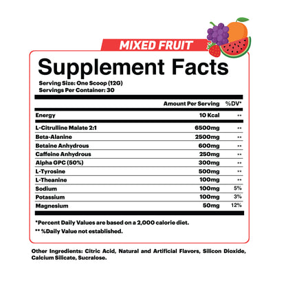 Trigger Max Pre-Workout | Mixed Fruit for Ultimate Energy, Focus & Performance
