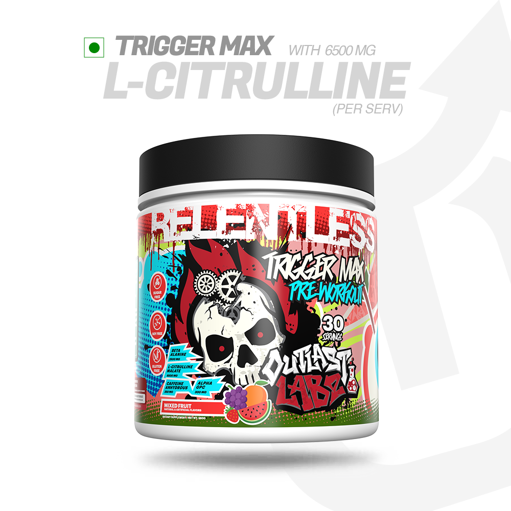 Trigger Max Pre-Workout | Mixed Fruit for Ultimate Energy, Focus & Performance