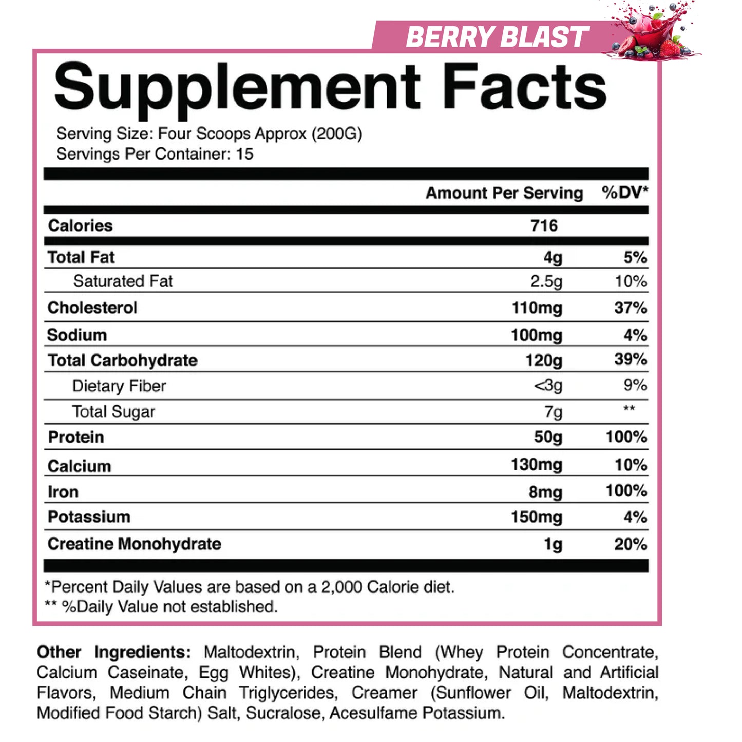 Max Muscle Gainer (Berry Blast)